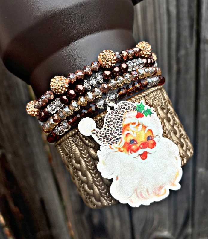 Insulated Drinkware Leopard Santa XL Vintage Cup Bracelets