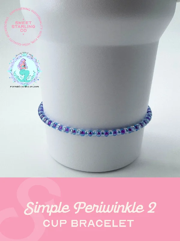 Sustainable Drinkware Simple Periwinkle 2 Cup Bracelet