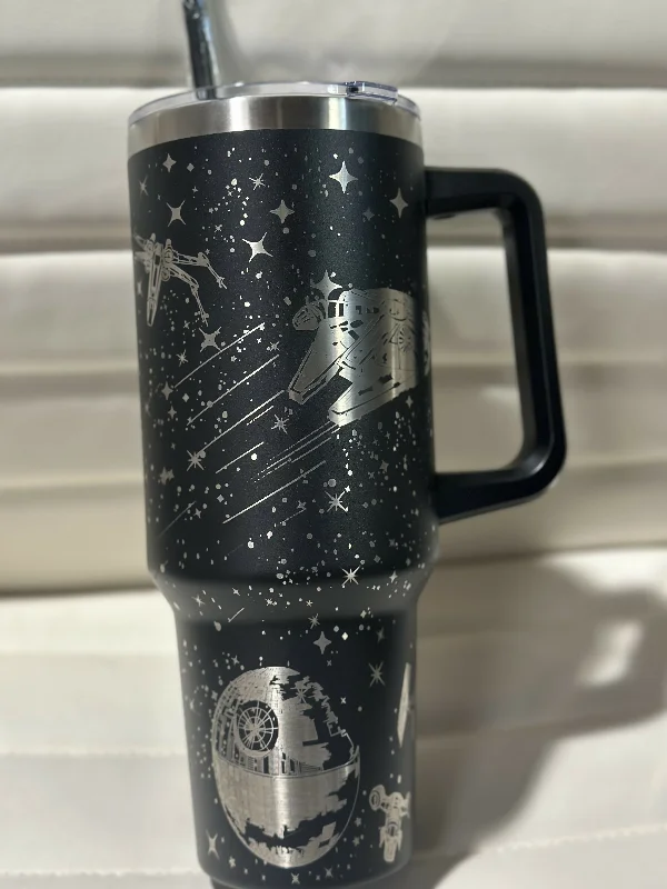 Drinkware Discounts SW Spaceship Death Star Tumbler | 40 oz Tumbler |OffBrand