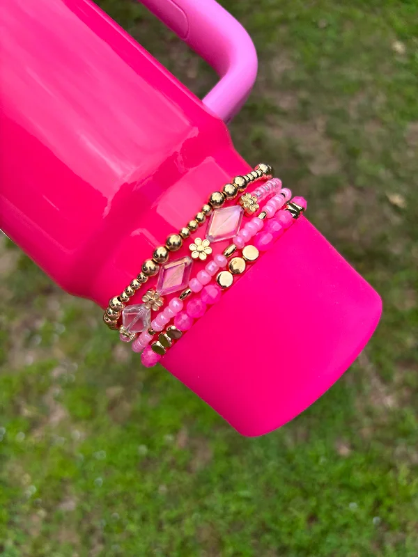 Discount Tumblers NEW Pink Parade Stanley Cup Bracelets