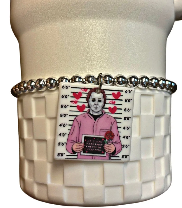 Drinkware Gifts For Friends “If I had feelings, they’d be for you” Cup Bracelet