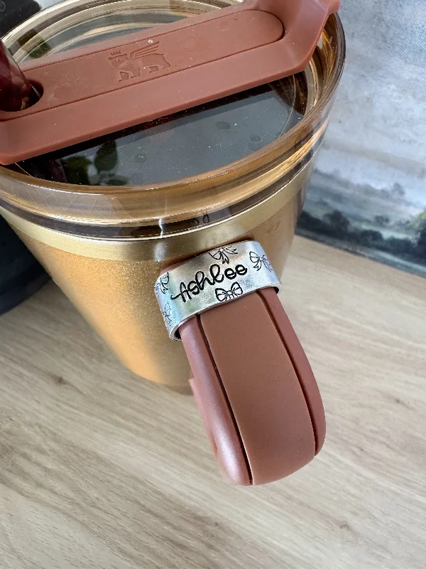 Drinkware Sale Bow Name Cuff
