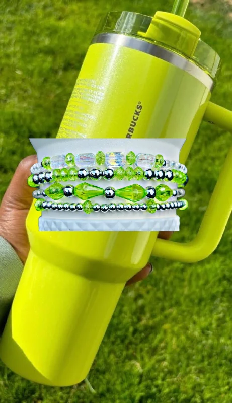 Portable Drinkware Discounts Summer Lime Cup Bracelets