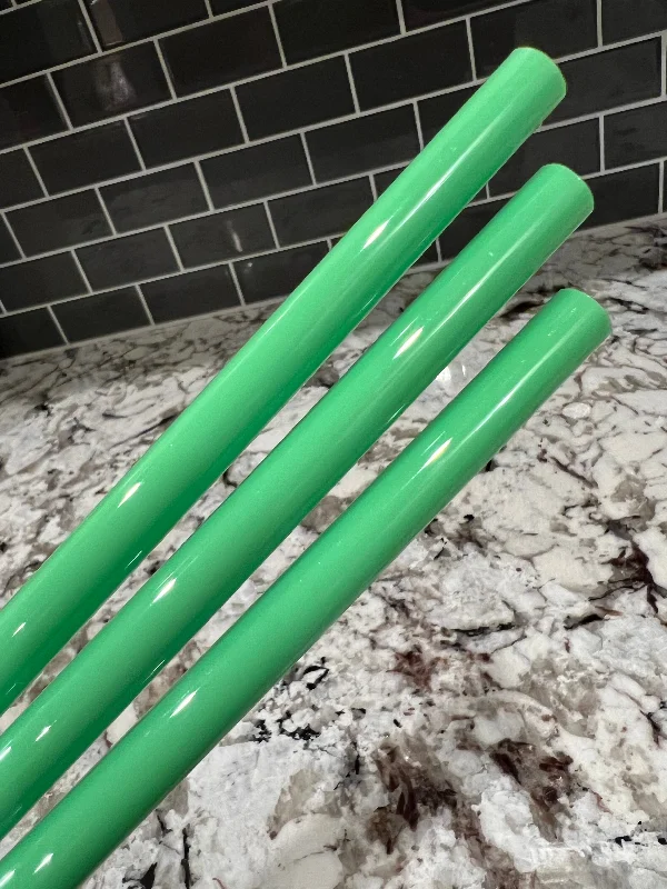 Premium Steel Tumblers Green Apple Straw (40oz Tumbler)