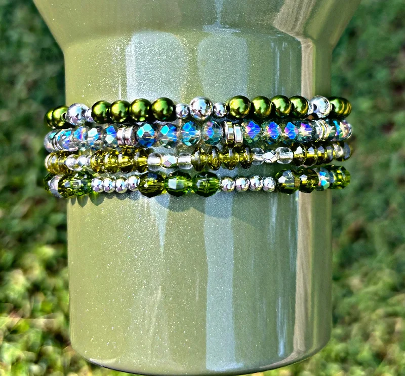 Premium Glassware Olive Pearl SXS Cup Bracelets Cup Accessories