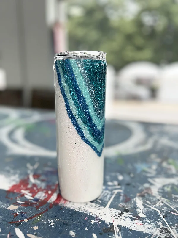 Embrace New Fashion Blue Geode Tumbler