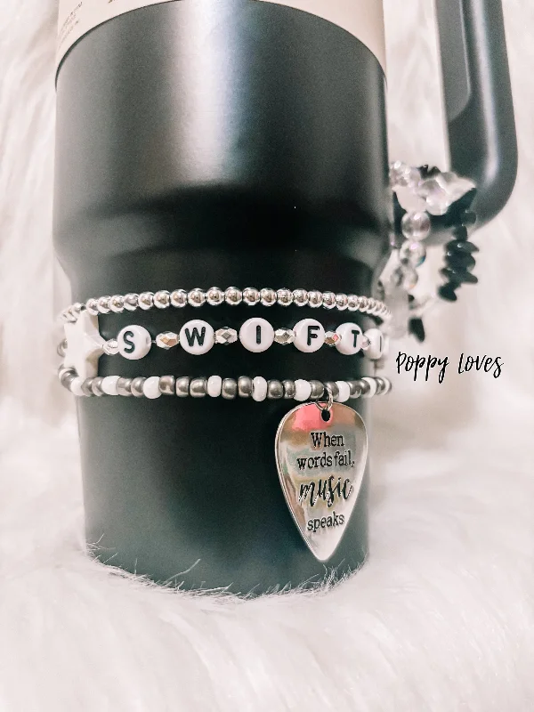Premium Drinkware Sets Swiftie Cup Bracelets Stanley Cup Accessories