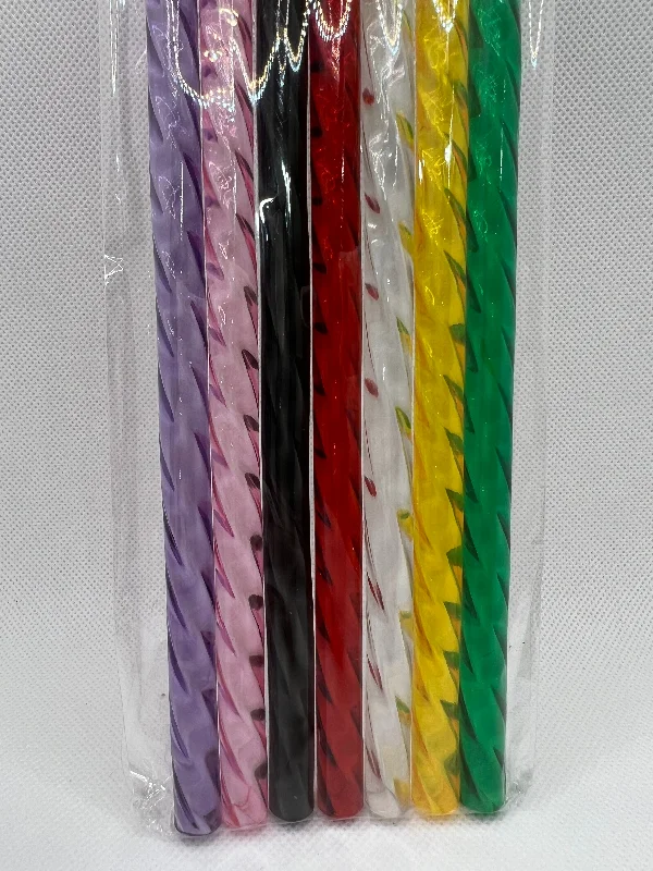 Holiday Drinkware Offers Crystal Swirly 7-pack SET Straws (40oz Tumbler)