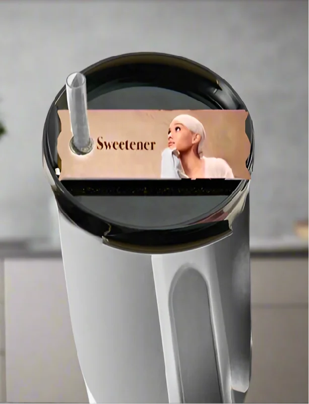 Drinkware Deals Sweetener Ariana Grande Stanley lid Topper