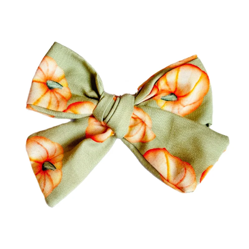 Decorative Drinkware Sage Pumpkin Tumbler Bow - Universal Fit