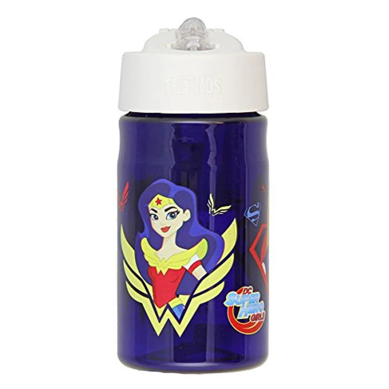 Drinkware Closeout Deals Superhero Girls Flip n Sip Water Bottle
