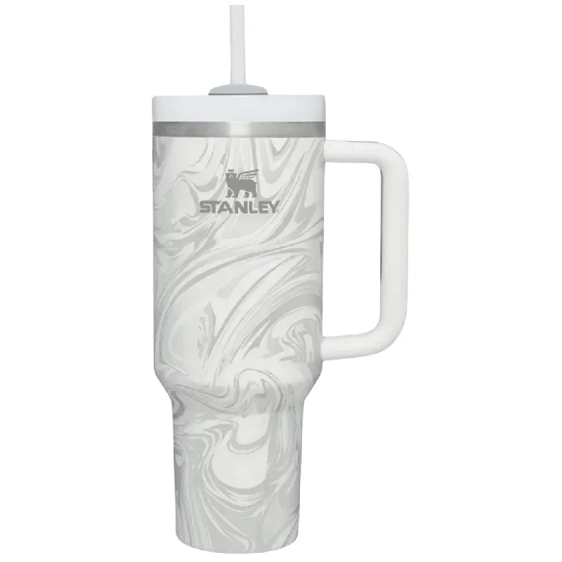 Holiday Drinkware Sale Stanley Polar Swirl Quencher Flowstate 40 OZ Tumbler Cup