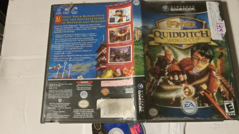 Premium Steel Tumblers Harry Potter Quidditch World Cup Used Gamecube Video Game