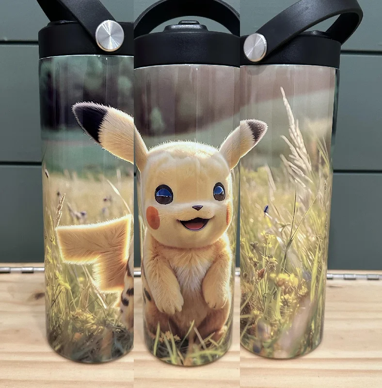 Stylish Savings Pikachu in Field 20 oz Tumbler