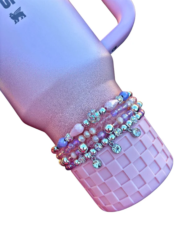 Affordable Drinkware Rose Petal Motion Cup Bracelets