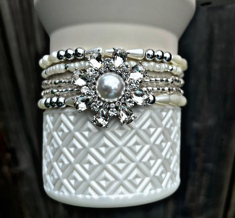 Premium Glassware Perfectly Pearl Cup Bracelets. Stanley Cup Accessories.