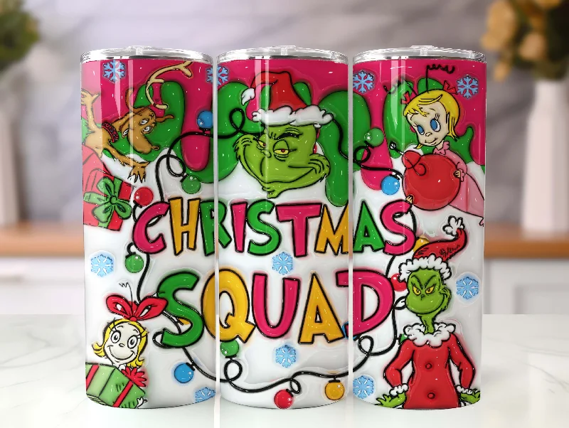 Unique Drinkware Gifts Inflated Pink Christmas Tumbler Design Png, 3D Christmas Squad Tumbler Wraps 20oz Skinny Sublimation, Merry Grinchmas, Merry Christmas Wrap Unique Drinkware Gifts Inflated Pink Christmas Tumbler Design Png, 3D Christmas Squad Tumbler Wraps 20oz Skinny Sublimation, Merry Grinchmas, Merry Christmas Wrap