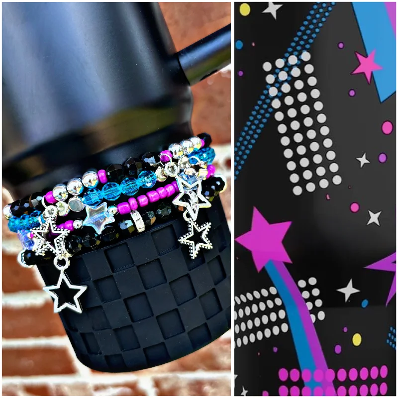 Drinkware Gift Ideas Barb 80s Rocker Retro Cup Bracelets