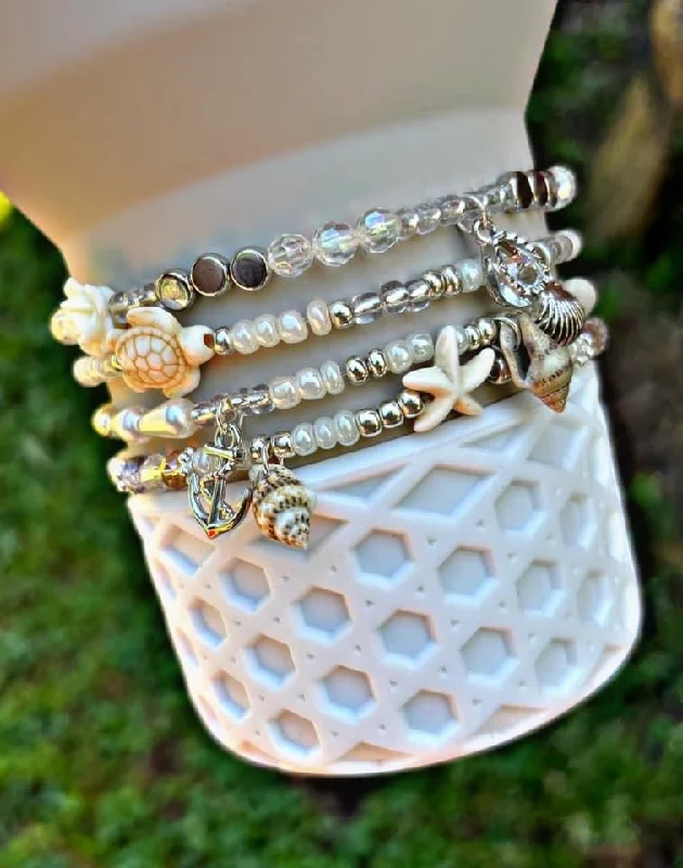 Drinkware Closeout Deals Silver Bohemian Beach Cup Bracelets