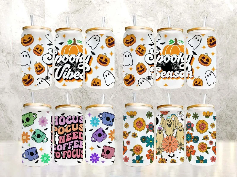 Insulated Drinkware Sale Bundle Halloween 16oz Can Glass, Halloween Can Glass, Spooky Can Glass, Spooky Vibes, Halloween Png, Can Glass Wrap, Png Instant Download Insulated Drinkware Sale Bundle Halloween 16oz Can Glass, Halloween Can Glass, Spooky Can Glass, Spooky Vibes, Halloween Png, Can Glass Wrap, Png Instant Download