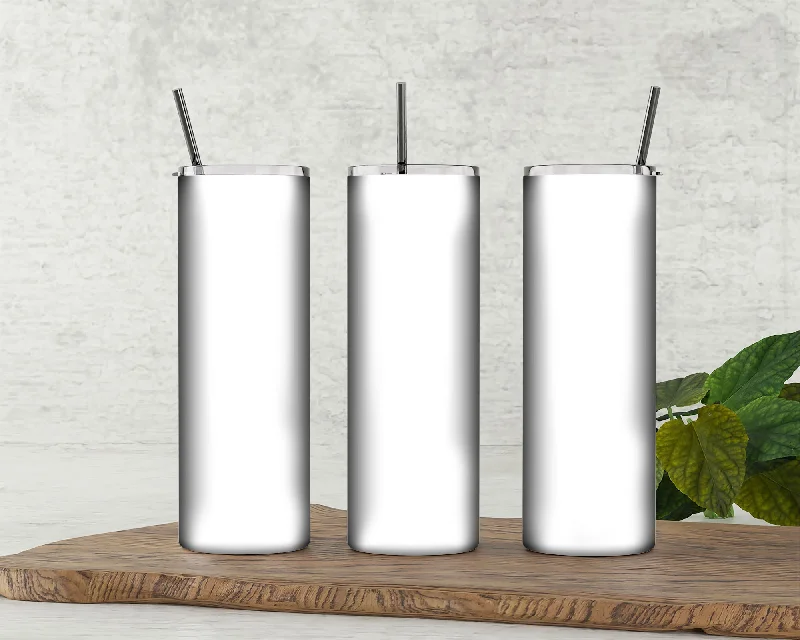 Luxury Drinkware Promotion Tumbler Mockup - 20oz Skinny - Full Wrap Mock Up