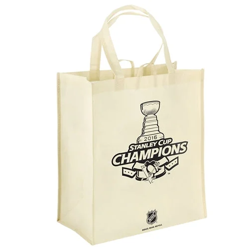 Decorative Glassware Pittsburgh Penguins NHL Stanley Cup Champions Commemorative Reusable Tote