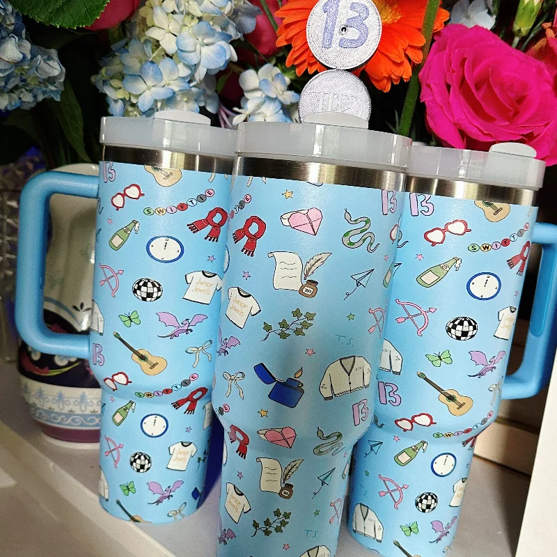 Buy Drinkware Sets Ready to Ship Swiftie Eras Inspired 40 oz Tumbler & Bundle