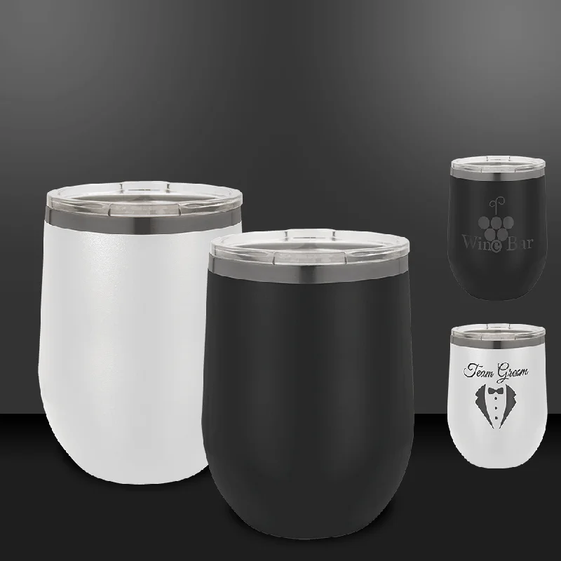 Insulated Drinkware Deals Black Ghost 12 oz Blank Stainless Steel Insulated Stemless Wine Tumbler with Lid Insulated Drinkware Deals Black Ghost 12 oz Blank Stainless Steel Insulated Stemless Wine Tumbler with Lid