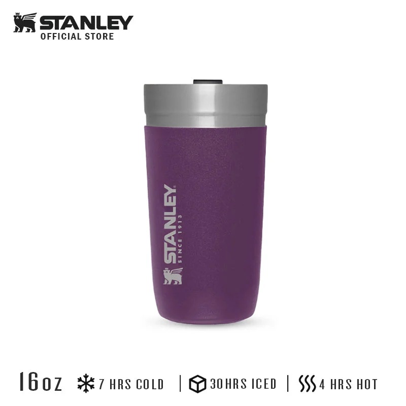 Stainless Steel Cups Stanley GO Vacuum Insulated Tumbler Stainless Steel 16 oz.