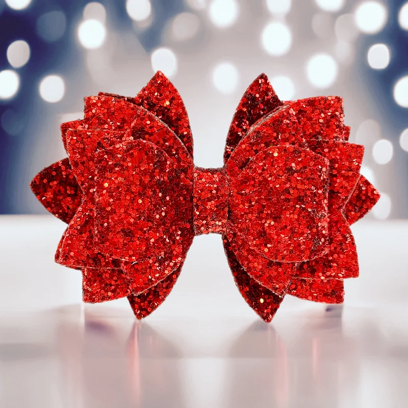 Drinkware Set Sale Ruby Red Glitter Tumbler Bow