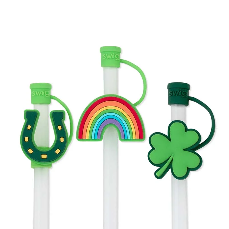 Reusable Drinkware Deals St. Patrick's Day Straw Topper Set
