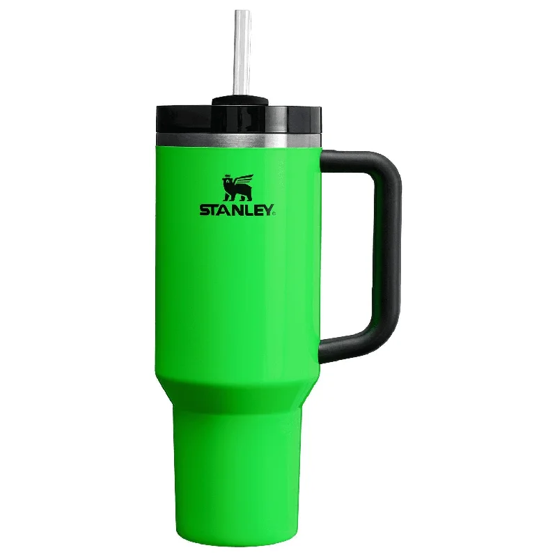 Eco-Friendly Drinkware Stanley Neon Cup 40oz with handle Stainless Steel Vacuum Insulated Tumbler Stanley Dupes Copo Termico Stanley