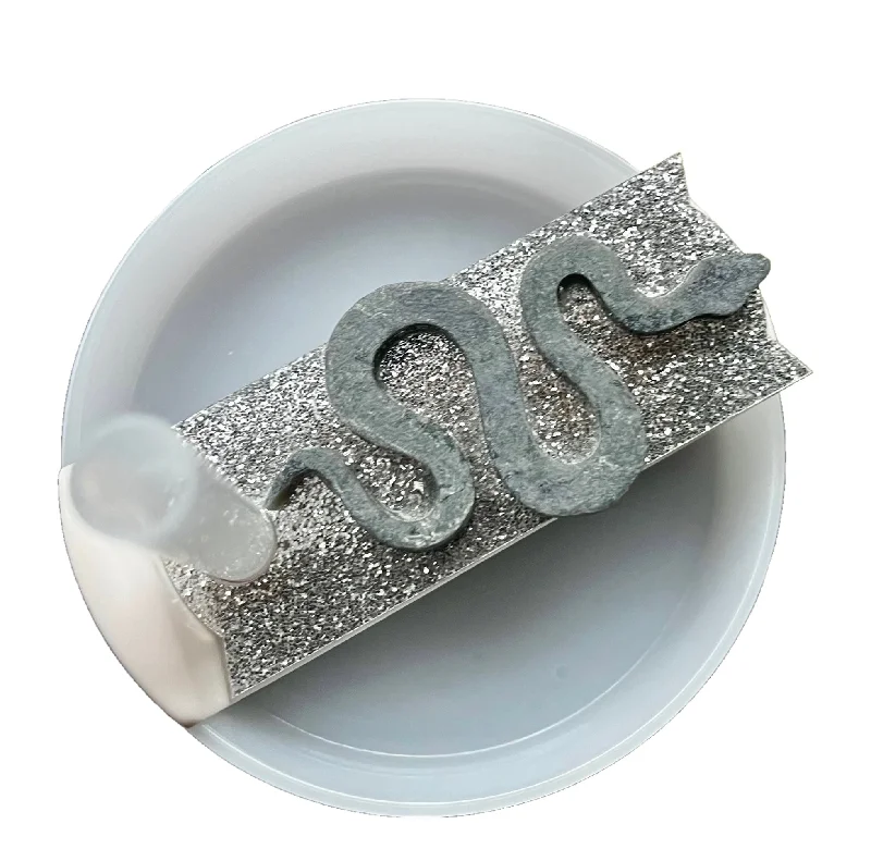 Holiday Drinkware Sale REP 3D Snake Custom Stanley Plate/Topper