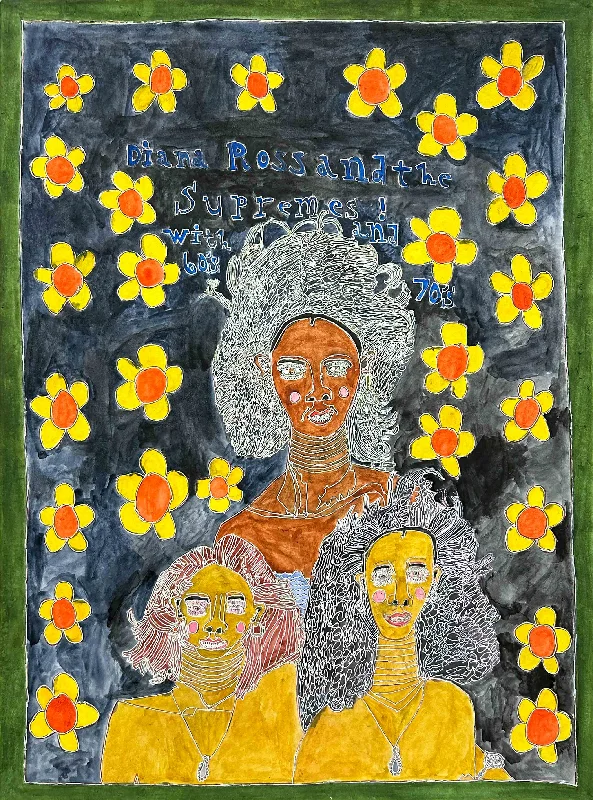 Green Drinkware Sale Diana Ross and The Supremes, by Keisha Miller