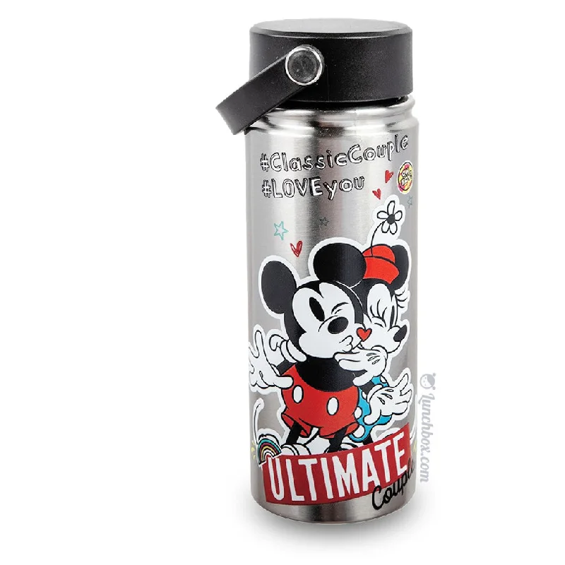 Decorative Glassware Minnie and Mickey Mouse Water Bottle