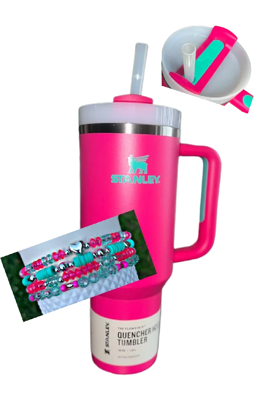 Drinkware Markdowns Passion Pink Cup Bracelets