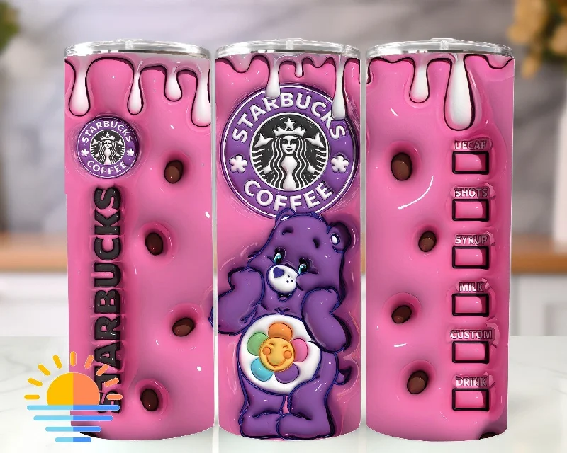 Flash Drinkware Deals 3D Inflated, Cute Harmony Bears, Puffy Tumbler Wrap 80s Cartoon Character Prints PNG Tumbler design For Sublimation 20 oz Sunny Bear Coffee Flash Drinkware Deals 3D Inflated, Cute Harmony Bears, Puffy Tumbler Wrap 80s Cartoon Character Prints PNG Tumbler design For Sublimation 20 oz Sunny Bear Coffee