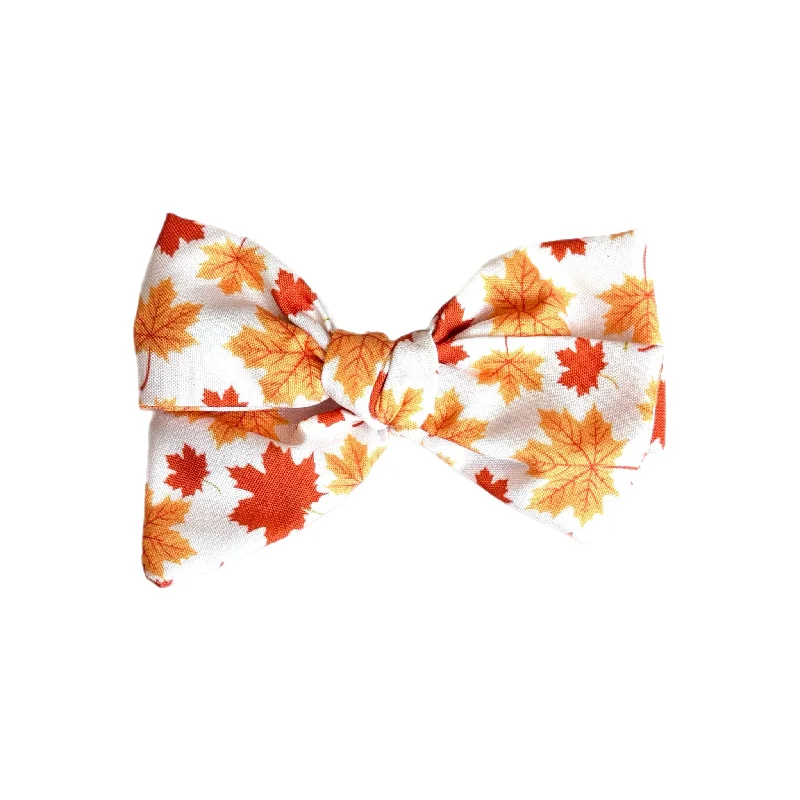 Stainless Drinkware Sale Orange Fall Leaves Tumbler Bow