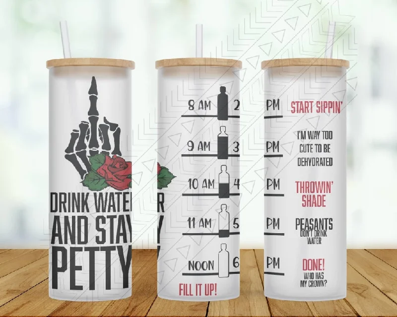 Insulated Mugs Discount Drink Water & Stay Petty Tracker Tumbler