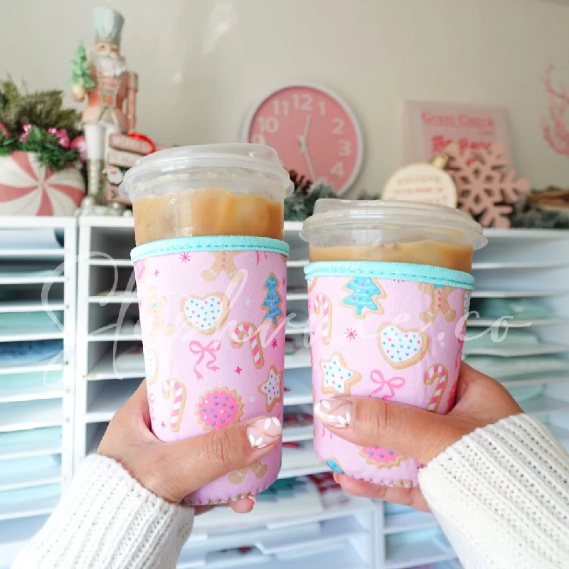 Premium Glassware Gingerbread Sugar Cookies - Cup Sleeve