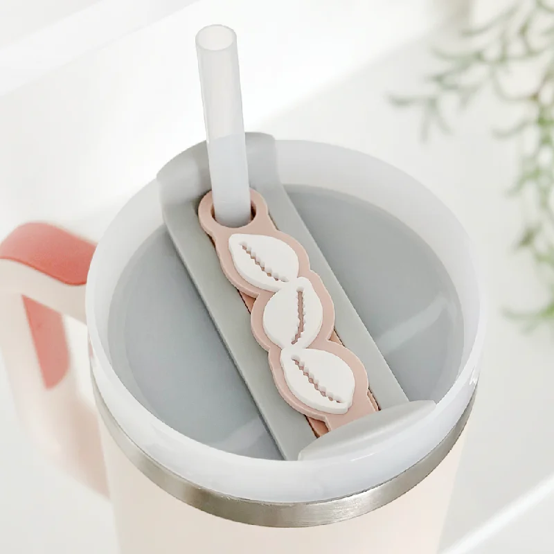 Clearance Drinkware Sale Beach Shells Tumbler Topper - Nude