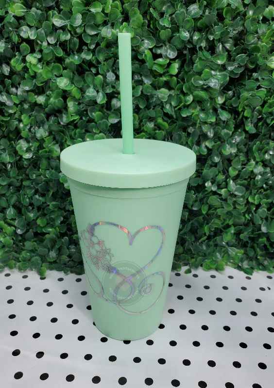 Drinkware Discounts Floral Steth Heart