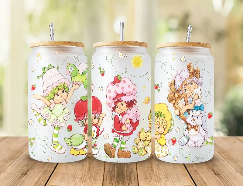 Drinkware Bundle Offer Anime 16 oz glass tumbler digital wrap