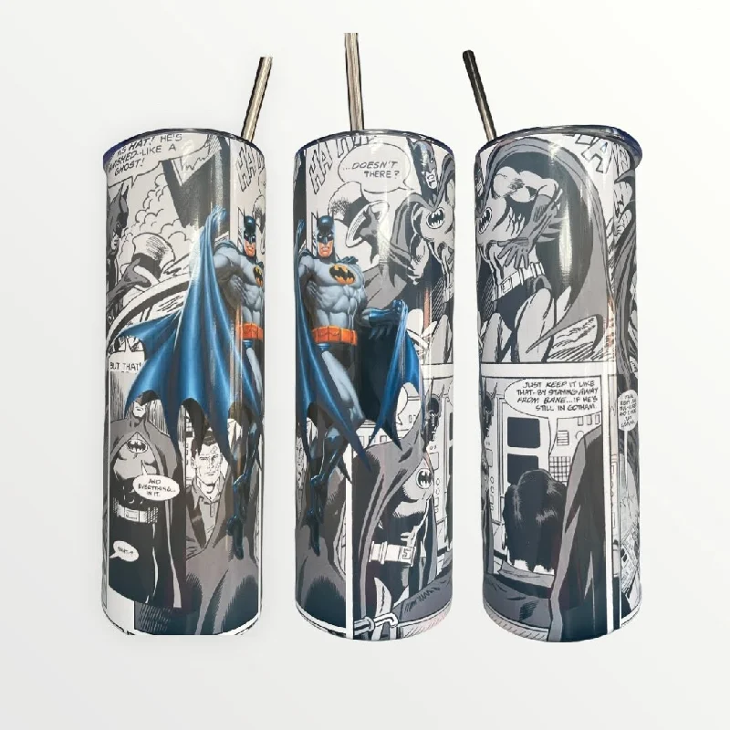 Time-Sensitive Drinkware Offers Batman Comic Book 20/30oz Insulated Skinny Tumbler Cup
